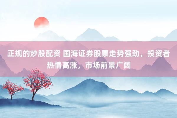 正规的炒股配资 国海证券股票走势强劲，投资者热情高涨，市场前景广阔