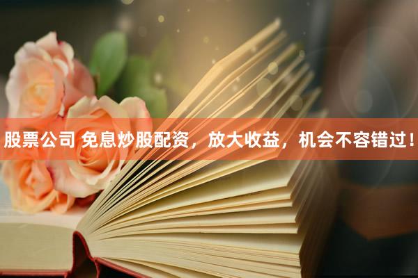 股票公司 免息炒股配资，放大收益，机会不容错过！
