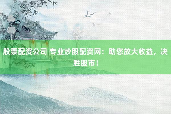 股票配资公司 专业炒股配资网：助您放大收益，决胜股市！